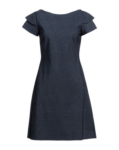 Chiara Boni La Petite Robe Woman Mini Dress Navy Blue Size 10 Polyamide, Elastane