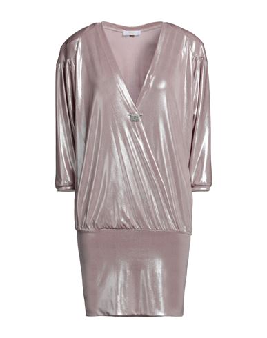 Relish Woman Mini Dress Pastel Pink Size 6 Polyester, Elastane