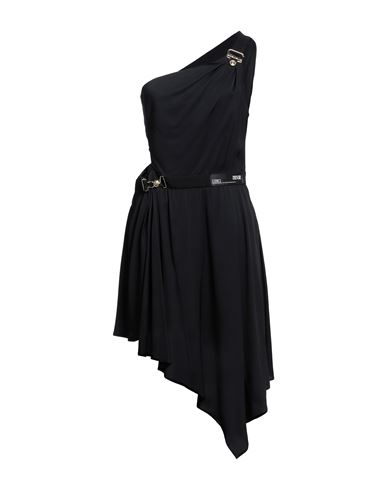Versace Jeans Couture Woman Short Dress Black Size 10 Viscose, Polyester, Elastane