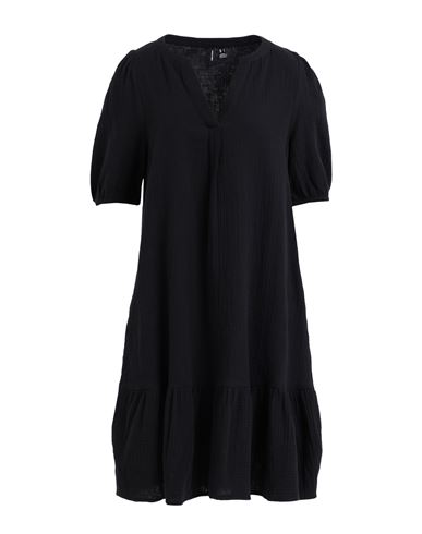 Vero Moda Woman Short Dress Black Size Xl Cotton