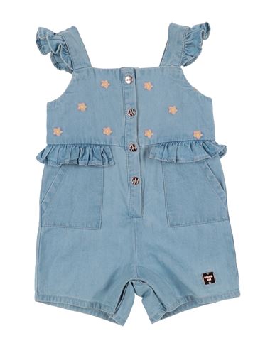 Carrèment Beau Carrément Beau Newborn Girl Baby Jumpsuits & Overalls Blue Size 3 Cotton