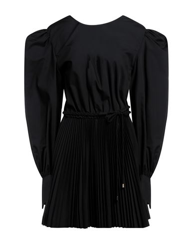 Federica Tosi Woman Mini Dress Black Size 6 Polyester, Cotton