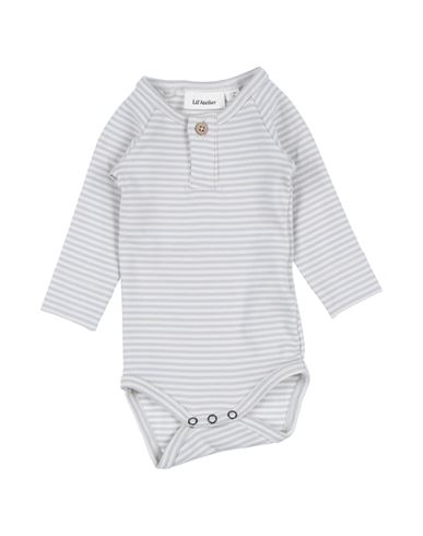 Lil' Atelier Newborn Girl Baby Bodysuit Beige Size 1 Organic Cotton, Tencel, Elastane