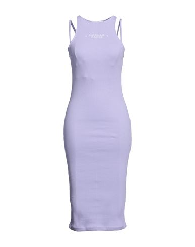 Gaelle Paris Gaëlle Paris Woman Midi Dress Lilac Size 1 Cotton, Elastane In Purple