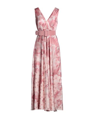 Sologioie Woman Long Dress Blush Size 6 Polyester In Pink