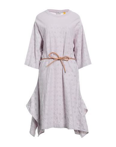 Moncler 2  1952 Woman Midi Dress Lilac Size S Cotton, Polyester In Gray