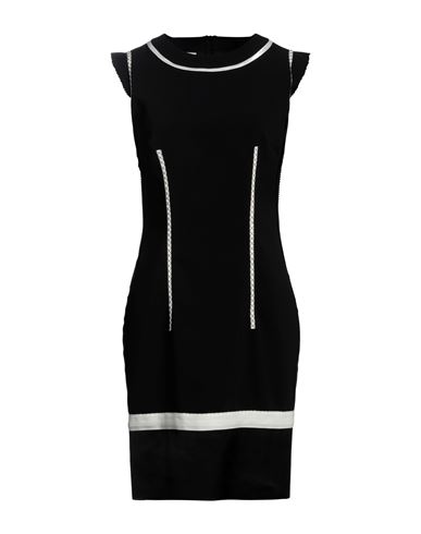 Moschino Woman Mini Dress Black Size 8 Polyester, Polyurethane