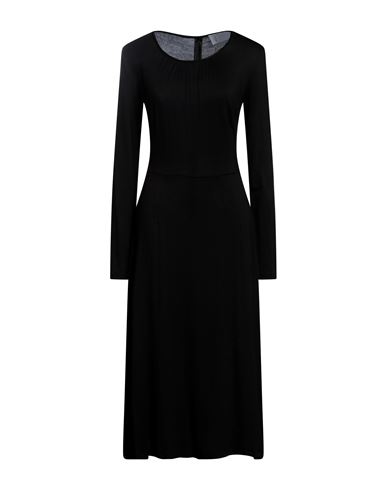 Virna Drò® Virna Drò Woman Midi Dress Black Size 6 Viscose, Elastane