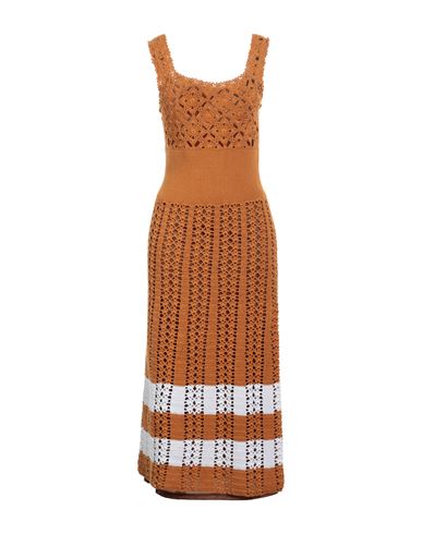 Midi-Kleid Damen Kamel 38 Damen