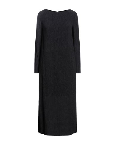 Harris Wharf London Woman Maxi Dress Black Size 4 Lyocell, Polyester, Elastane