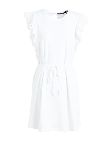 Vero Moda Woman Midi Dress White Size Xs Cotton