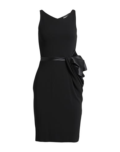 Emporio Armani Woman Mini Dress Black Size 8 Viscose, Elastane