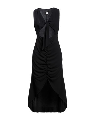 Moeva Woman Short Dress Black Size 10 Polyester