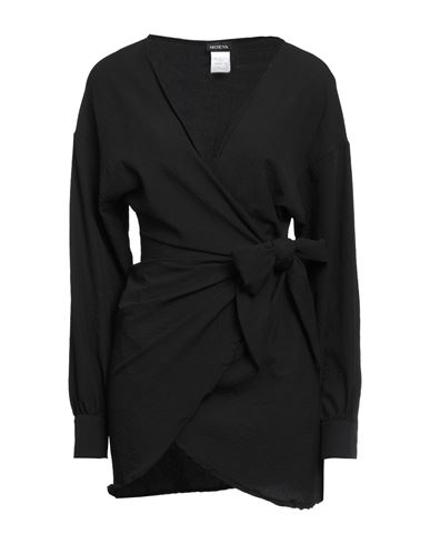 Moeva Woman Short Dress Black Size 2 Polyester