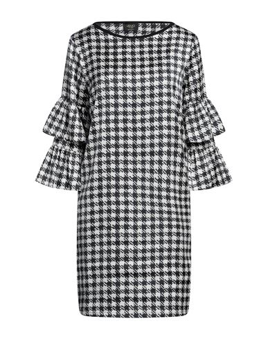 Liu •jo Woman Mini Dress Black Size 4 Polyester, Elastane