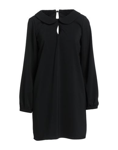 Virna Drò® Virna Drò Woman Short Dress Black Size 4 Polyester, Elastane In Black