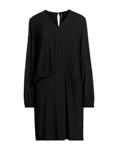 Shop Manila Grace Woman Mini Dress Black Size 10 Viscose