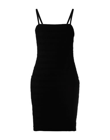 Cavalli Class Woman Mini Dress Black Size 4 Viscose, Polyamide, Elastane, Polyester