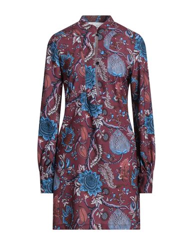 Virna Drò® Virna Drò Woman Mini Dress Deep Purple Size 8 Polyester, Elastane