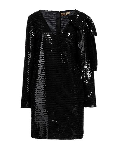 Msgm Woman Short Dress Black Size 4 Polyester