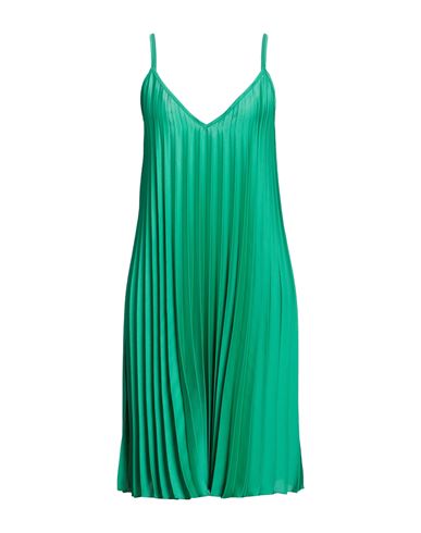 Berna Woman Short Dress Green Size Onesize Polyester