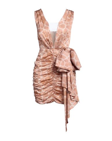 Elisabetta Franchi Woman Mini Dress Blush Size 8 Silk, Polyamide In Pink
