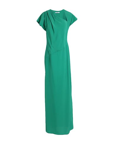 Krizia Woman Long Dress Green Size 6 Viscose