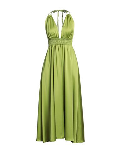 Berna Woman Long Dress Acid Green Size Onesize Polyester