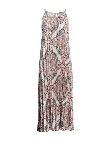 Berna Woman Long Dress Beige Size Onesize Polyester