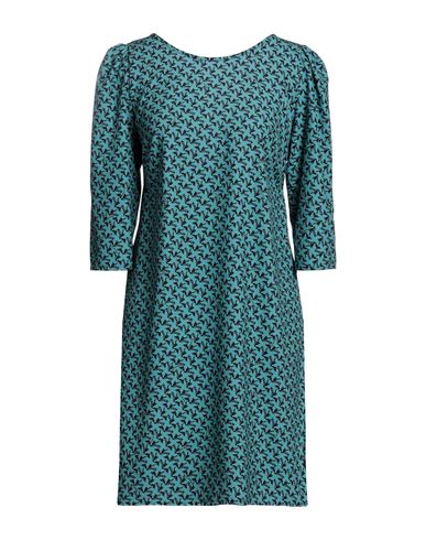 Le Sarte Del Sole Woman Mini Dress Pastel Blue Size L Polyester, Elastane