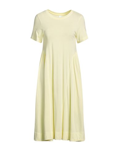 Bomboogie Woman Midi Dress Light Yellow Size 00 Cotton