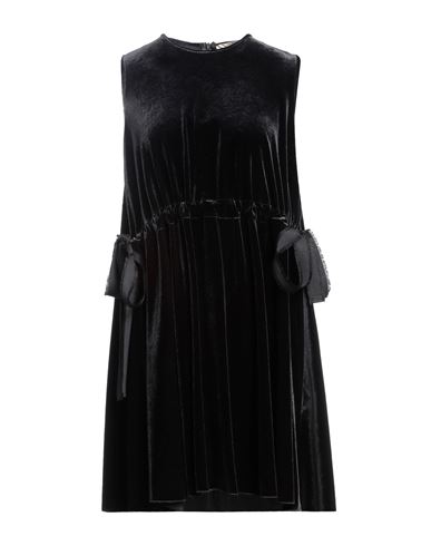 Blanca Vita Woman Mini Dress Black Size 8 Polyester, Elastane