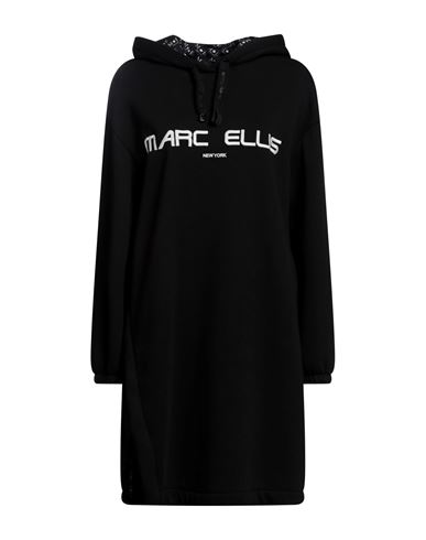 Marc Ellis Woman Mini Dress Black Size S Cotton, Polyolefin