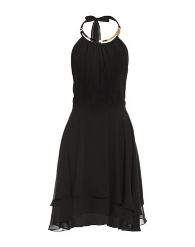 Fabiana Ferri Woman Mini Dress Black Size 10 Polyester, Elastane