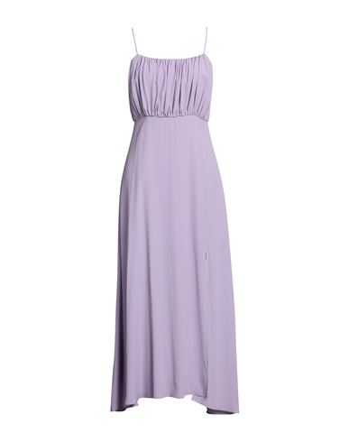 Liviana Conti Woman Maxi Dress Lilac Size 4 Acetate, Silk In Purple