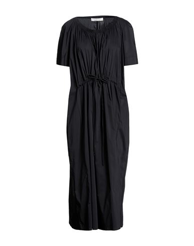 Liviana Conti Woman Midi Dress Black Size 12 Cotton, Polyamide, Elastane