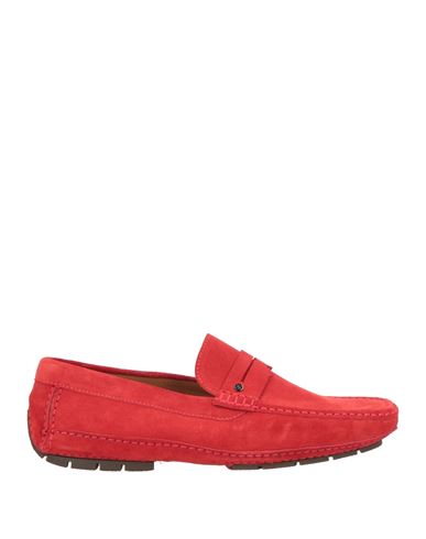 Stemar Man Loafers Red Size 7.5 Leather In Red