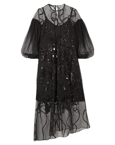 Preen By Thornton Bregazzi Woman Midi Dress Black Size S Nylon, Elastane