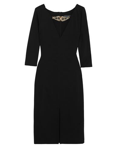 Haney Woman Midi Dress Black Size 6 Viscose, Elastane