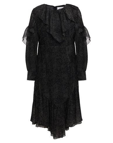 Antik Batik Woman Midi Dress Black Size M Nylon, Viscose