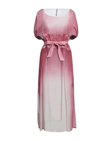 Pierantonio Gaspari Woman Maxi Dress Magenta Size 8 Viscose, Cotton, Polyester, Metallic Fiber