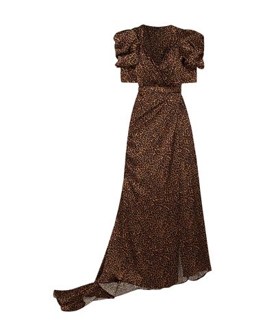 Ong-oaj Pairam Ong - Oaj Pairam Woman Long Dress Brown Size 2 Silk