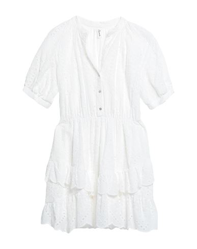 Souvenir Woman Short Dress White Size S Cotton
