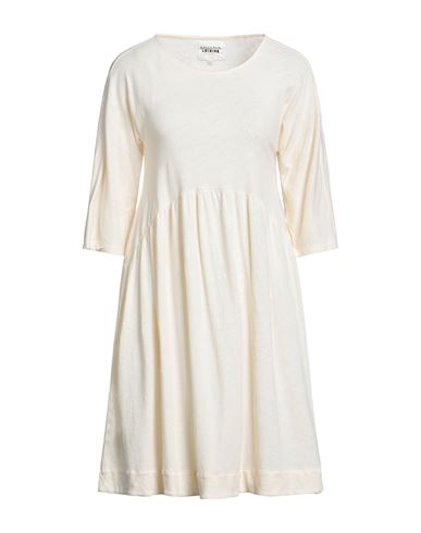 Alessia Santi Woman Mini Dress Cream Size 4 Cotton, Linen In White