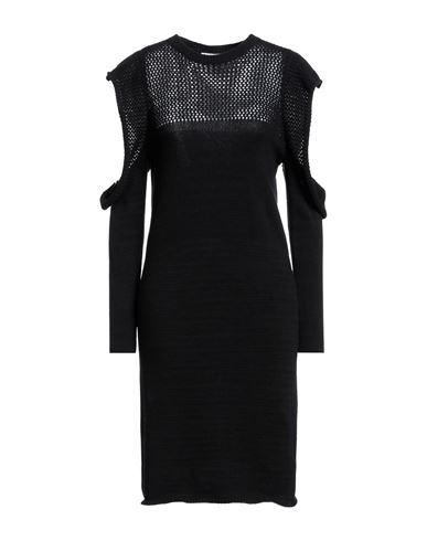 Nam-myo Woman Mini Dress Black Size 6 Polyester, Cotton