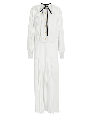 Proenza Schouler Woman Midi Dress White Size 6 Polyester, Triacetate