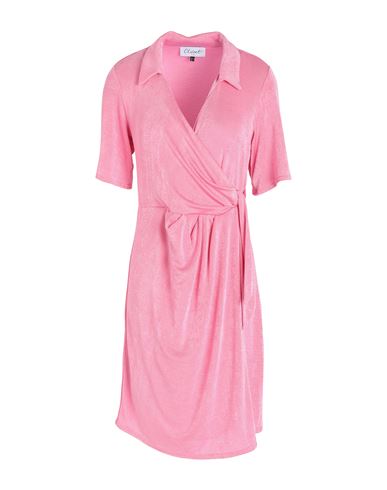 Closet Woman Mini Dress Pink Size 12 Polyester, Elastane