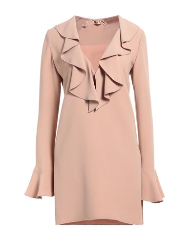 N°21 Woman Short Dress Blush Size 10 Acetate, Viscose In Pink