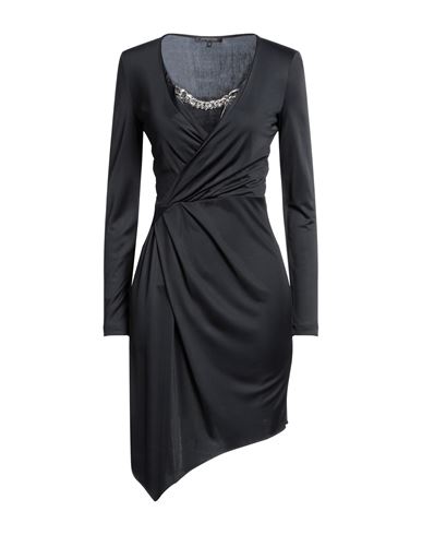 Shop Patrizia Pepe Sera Woman Mini Dress Black Size 0 Viscose