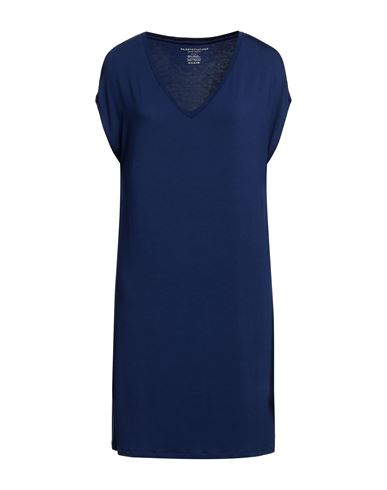 Majestic Filatures Woman Mini Dress Navy Blue Size 1 Viscose, Elastane